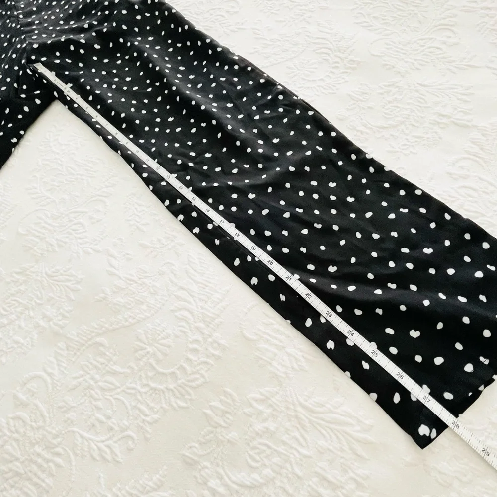 NWOT Lulus Aislinn Black Polka Dot Sleeveless Jumpsuit Small - Picture 13 of 13